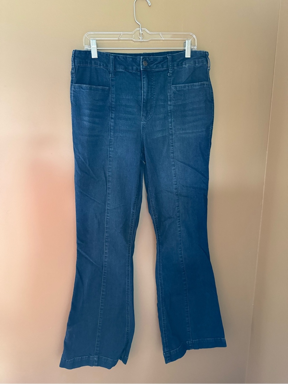 Maurice’s Dark Blue Stretch Flare Jeans